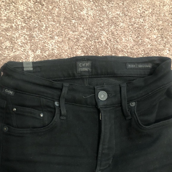 Citizens of Humanity rocket high rise black jeans - Picture 3 of 4